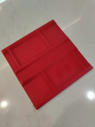 Soporte para mancuernas rojo