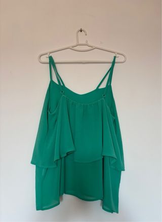 Camiseta tirantes verde