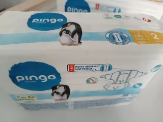 Pañales Pingo Talla 2 (3-6 kg) - 42 uds