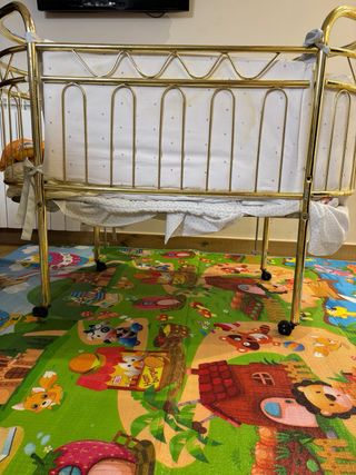 Cuna latón bebé hasta 18 meses