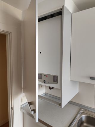 Mobiliario Cocina Modular Blanco y Gris