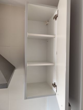 Mobiliario Cocina Modular Blanco y Gris