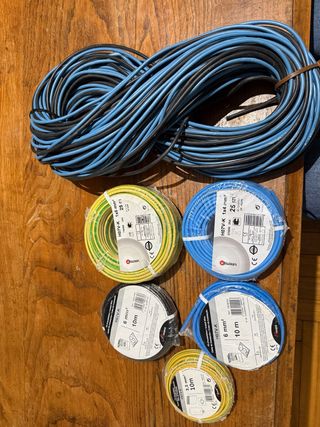 Lote Cables Eléctricos H07V-K (6mm, 4mm, Tierra)