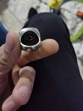 Anillo Sello Plata Familia Escudo Heráldico