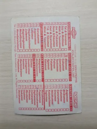 3 Cartas Bollycao Agumon Sukamon WereGarurumon