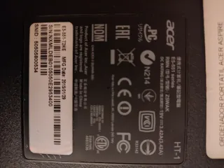 Portátil Acer Aspire E 15 Negro