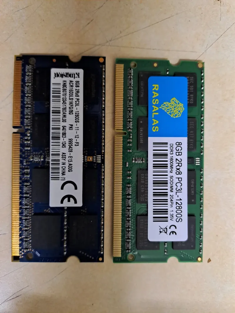 16GB RAM Portátil DDR3 1600MHz