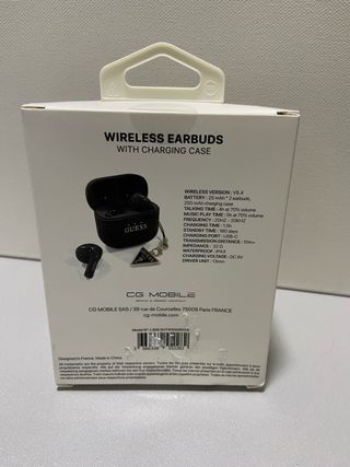 Auriculares Inalámbricos Guess Negros