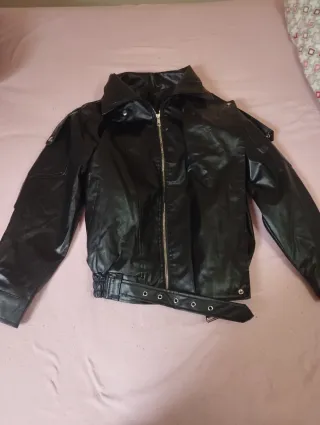 Chaqueta Biker Negra