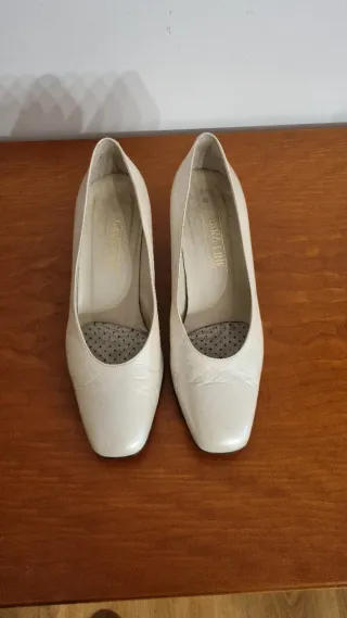 Zapatos de fiesta/novia color perla