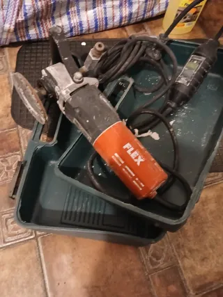 Pulidora Flex 1200 W mucha fuerza,mando video.