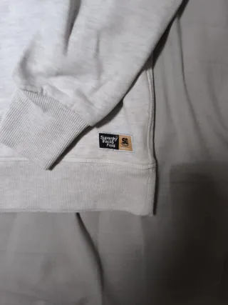 Sudadera Superdry Track & Field Gris Negra