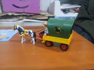 Playmobil Mini Diligencia con Caballo y Figura