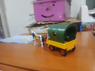 Playmobil Mini Diligencia con Caballo y Figura