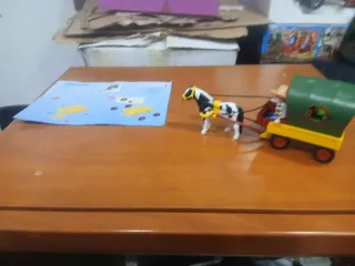 Playmobil Mini Diligencia con Caballo y Figura