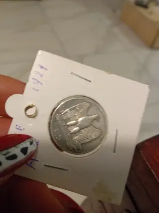 Moneta 5 Lire Aquila 1929