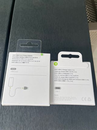 Pack Cargador Apple 35W + Cable USB-C 60W