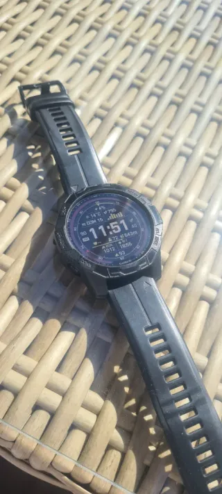 Garmin Fenix 7 Sapphire Solar Negro/Plata