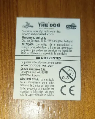 Colección Cromos Perros Matutano Completa