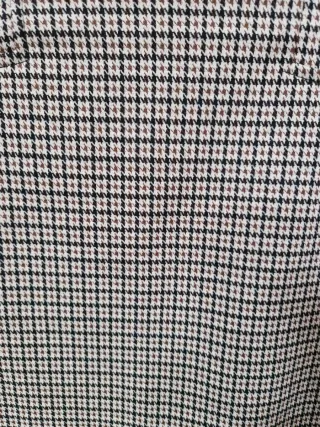 Falda mini Stradivarius beige y negro