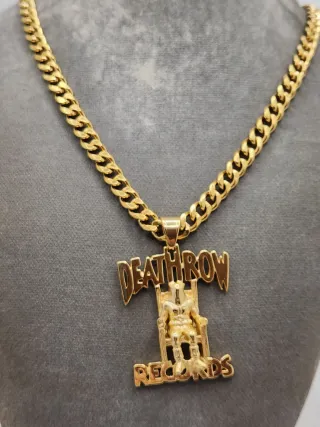 Colgante Acero Quirúrgico Chapado Oro