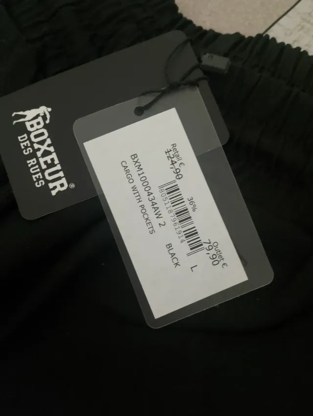 Pantalones Cargo BOXEUR Negros