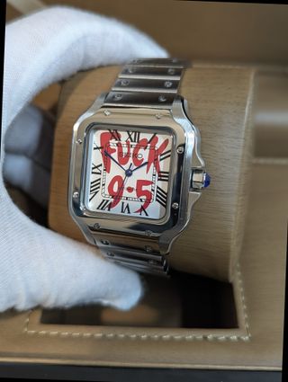 Reloj Seiko Mod Santos Blanco, Azul Marino y Rojo