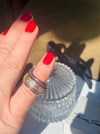 Anillo Thomas Sabo Plata 925 Circonitas Multicolor