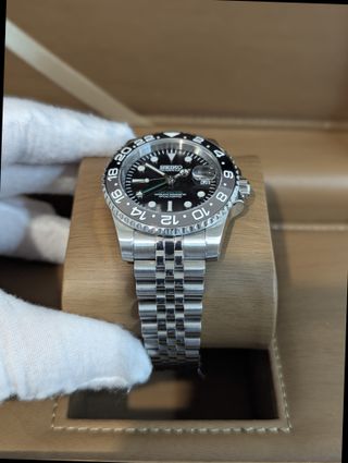 Reloj Seiko Mod GMT-Master II Bruce Wayne Negro