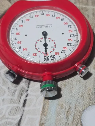 Cronometro Leonidas Trackmaster 8041 rouge