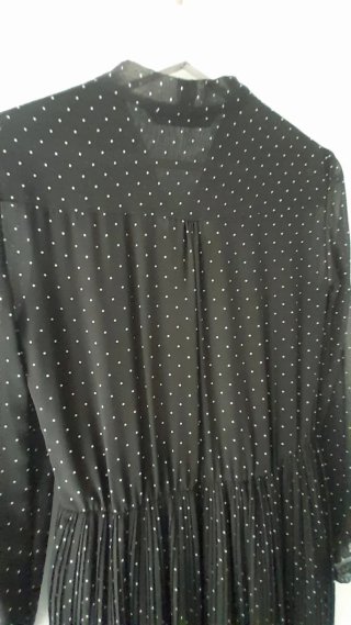 Vestido Zara lunares negro