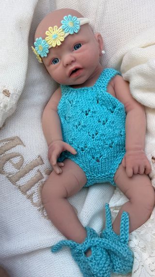 Bebé silicona prematura reborn