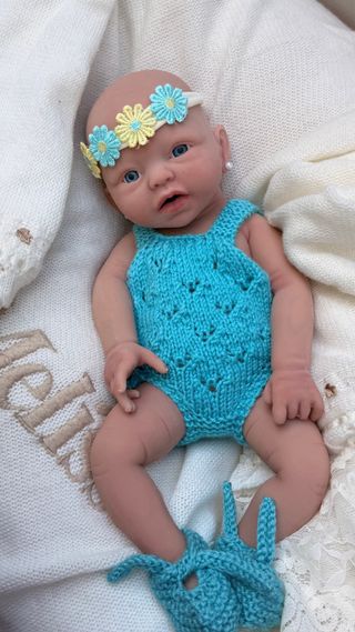 Bebé silicona prematura reborn