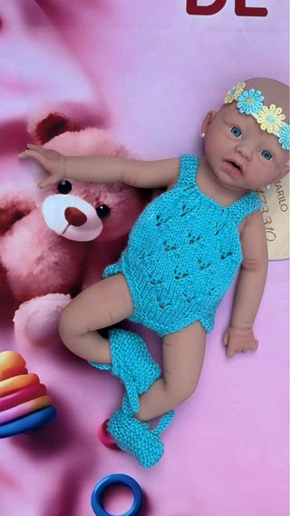 Bebé silicona prematura reborn