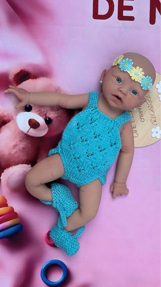 Bebé silicona prematura reborn