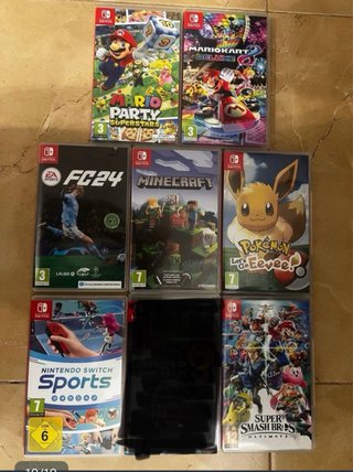 Nintendo Switch + 7 Juegos  + Accesorios + 64 GB