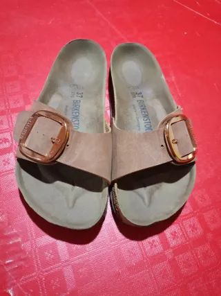 Sandali Birkenstock Marrone Oro Tg 37