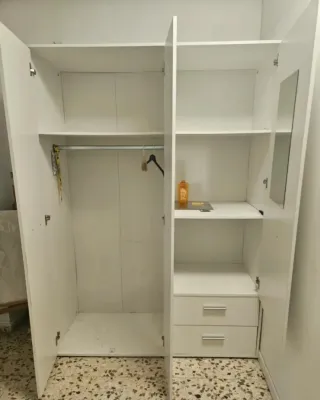 Armario 3 puertas blanco