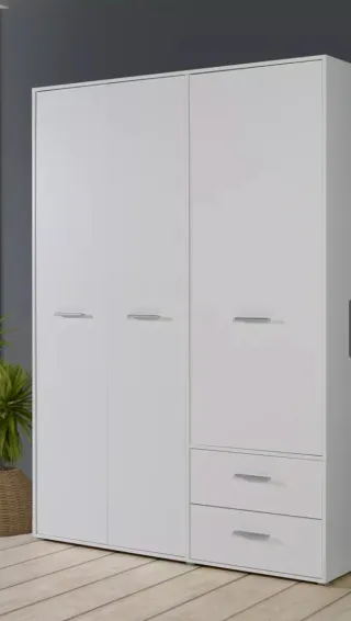 Armario 3 puertas blanco