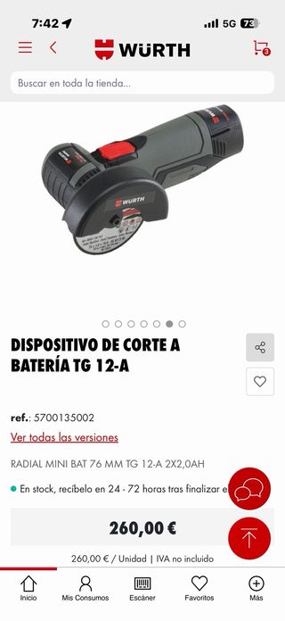 Mini Radial Wurth 12V