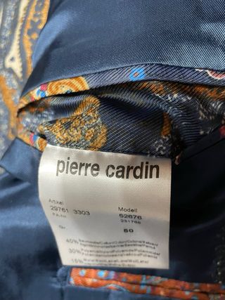 Americana Pierre Cardin Azul/Gris