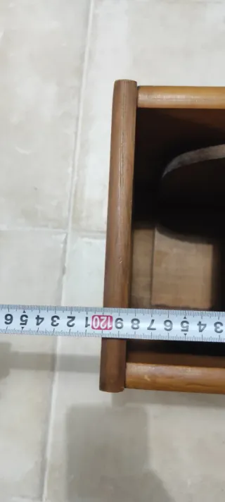 Conjunto entrada Perchero de madera con espejo