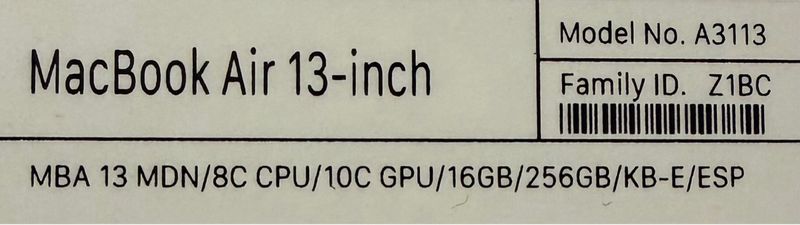 Portátil Apple MacBook Air 13 m3 afbeelding 4