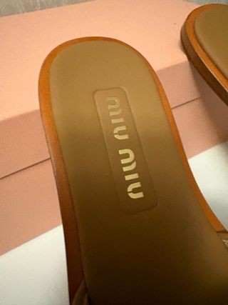 Miu Miu Sandali Beige/Brown Tg. 39