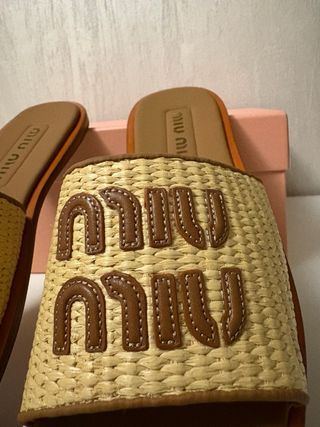 Miu Miu Sandali Beige/Brown Tg. 39