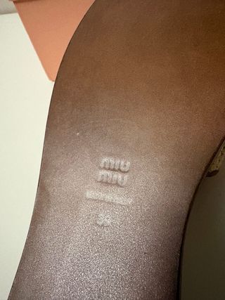 Miu Miu Sandali Beige/Brown Tg. 39