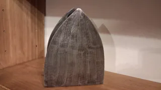 Plancha antigua de hierro