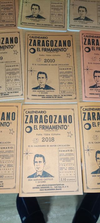 25 Calendarios Zaragozanos