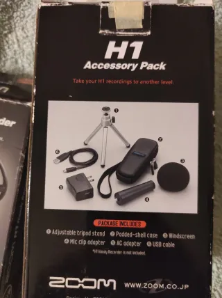 Grabadora Zoom H1 Handy Recorder + Accesorios