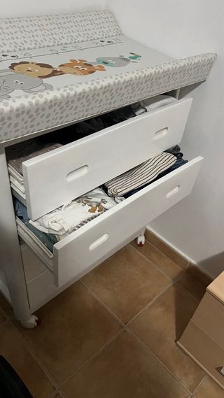 Cambiador Cómoda PVC Bebé